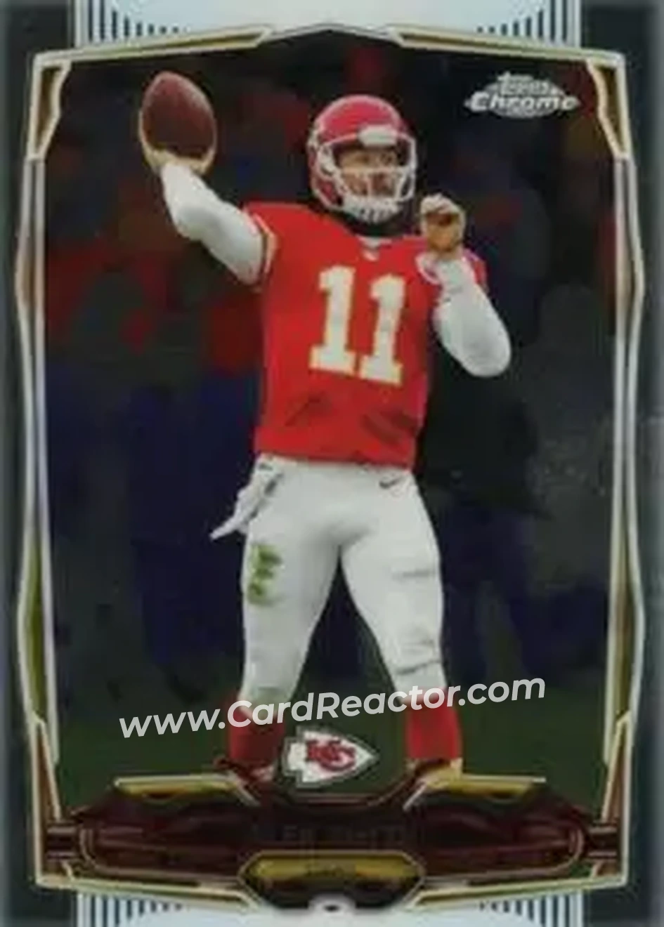 2014 Topps Chrome Mini #54 - Alex Smith - Kansas City Chiefs - Front