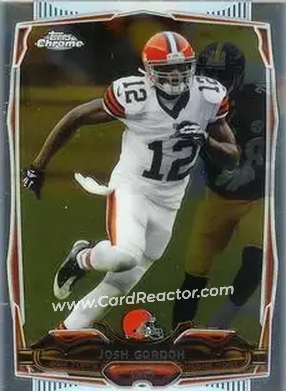 2014 Topps Chrome Mini #55 - Josh Gordon - Cleveland Browns - Front
