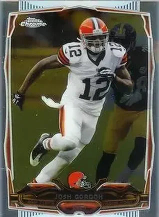 2014 Topps Chrome Mini #55 - Josh Gordon - Cleveland Browns