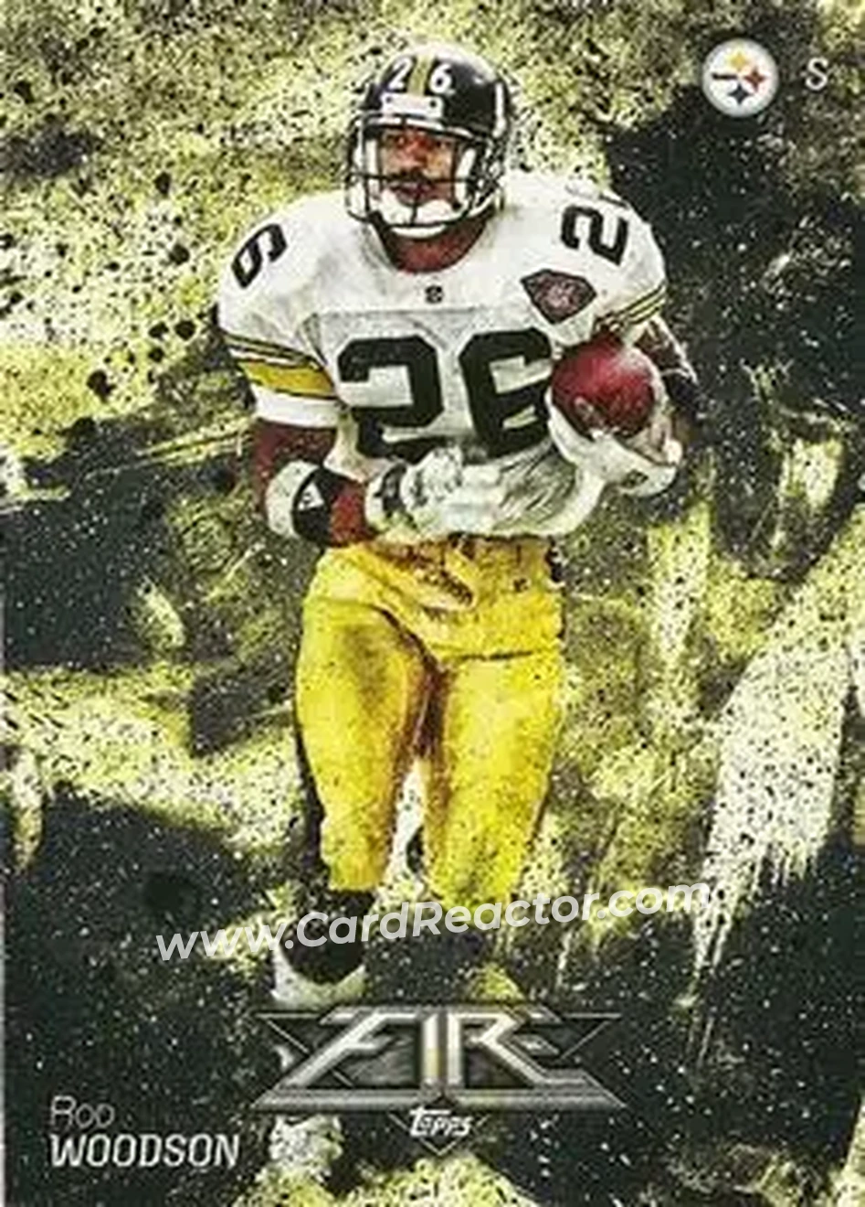 2014 Topps Fire #5 - Rod Woodson - Pittsburgh Steelers - Front