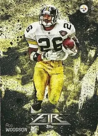 2014 Topps Fire #5 - Rod Woodson - Pittsburgh Steelers