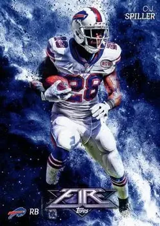 2014 Topps Fire #8 - C.J. Spiller - Buffalo Bills