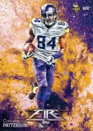 2014 Topps Fire #9 - Cordarrelle Patterson - Minnesota Vikings