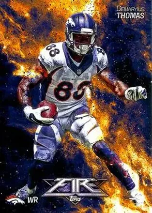 2014 Topps Fire #10 - Demaryius Thomas - Denver Broncos