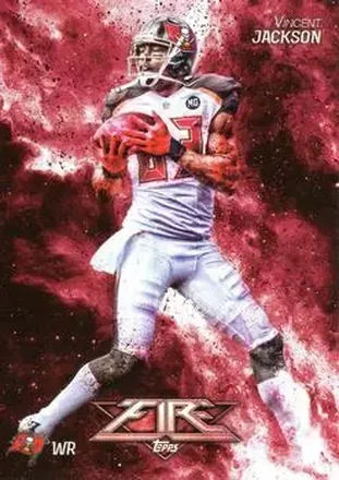 2014 Topps Fire #12 - Vincent Jackson - Tampa Bay Buccaneers