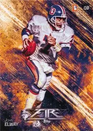 2014 Topps Fire #14 - John Elway - Denver Broncos
