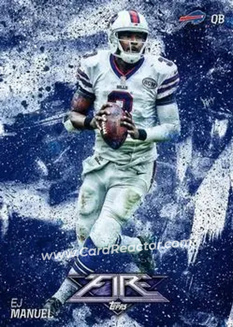 2014 Topps Fire #17 - EJ Manuel - Buffalo Bills - Front