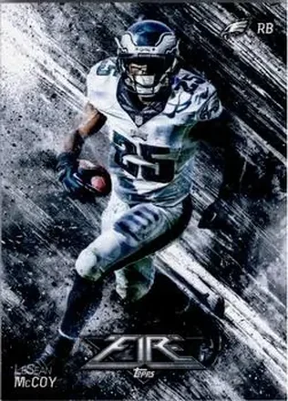 2014 Topps Fire #20 - LeSean McCoy - Philadelphia Eagles