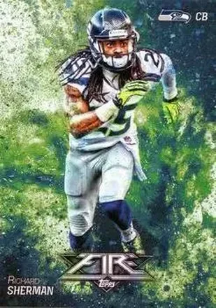 2014 Topps Fire #22 - Richard Sherman - Seattle Seahawks