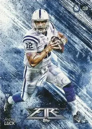 2014 Topps Fire #24 - Andrew Luck - Indianapolis Colts