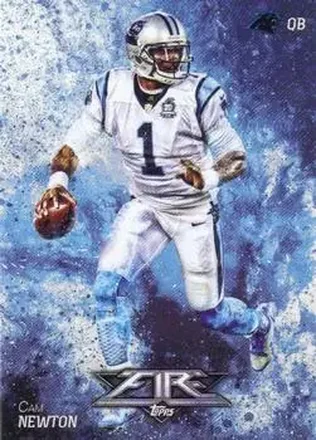 2014 Topps Fire #26 - Cam Newton - Carolina Panthers
