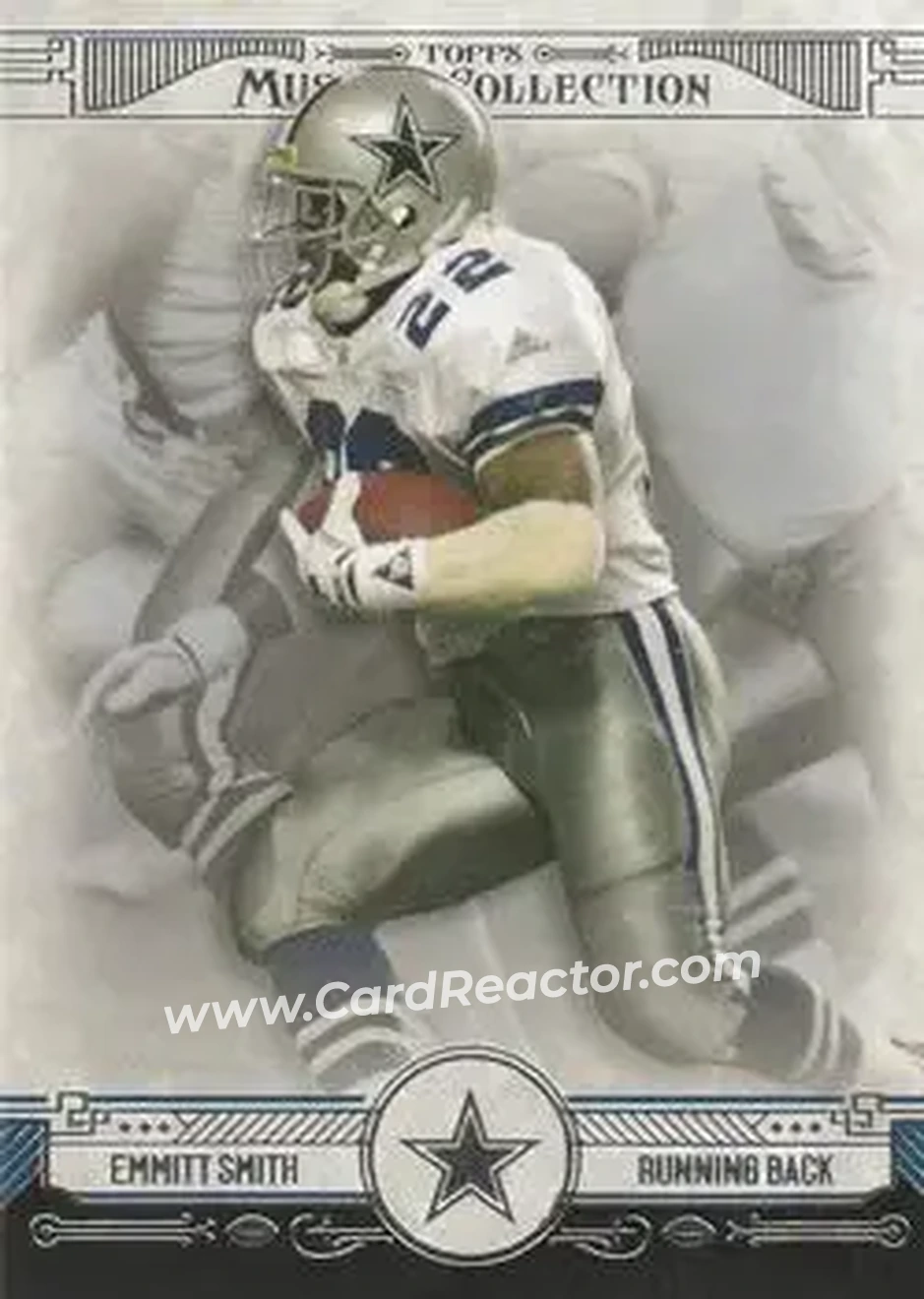 2014 Topps Museum Collection #4 - Emmitt Smith - Dallas Cowboys - Front