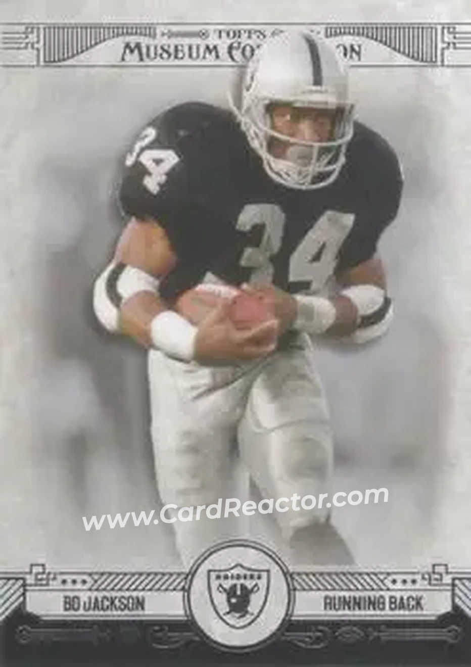 2014 Topps Museum Collection #6 - Bo Jackson - Los Angeles Raiders - Front 2014 Topps Museum Collection #6 - Bo Jackson - Los Angeles Raiders - Front