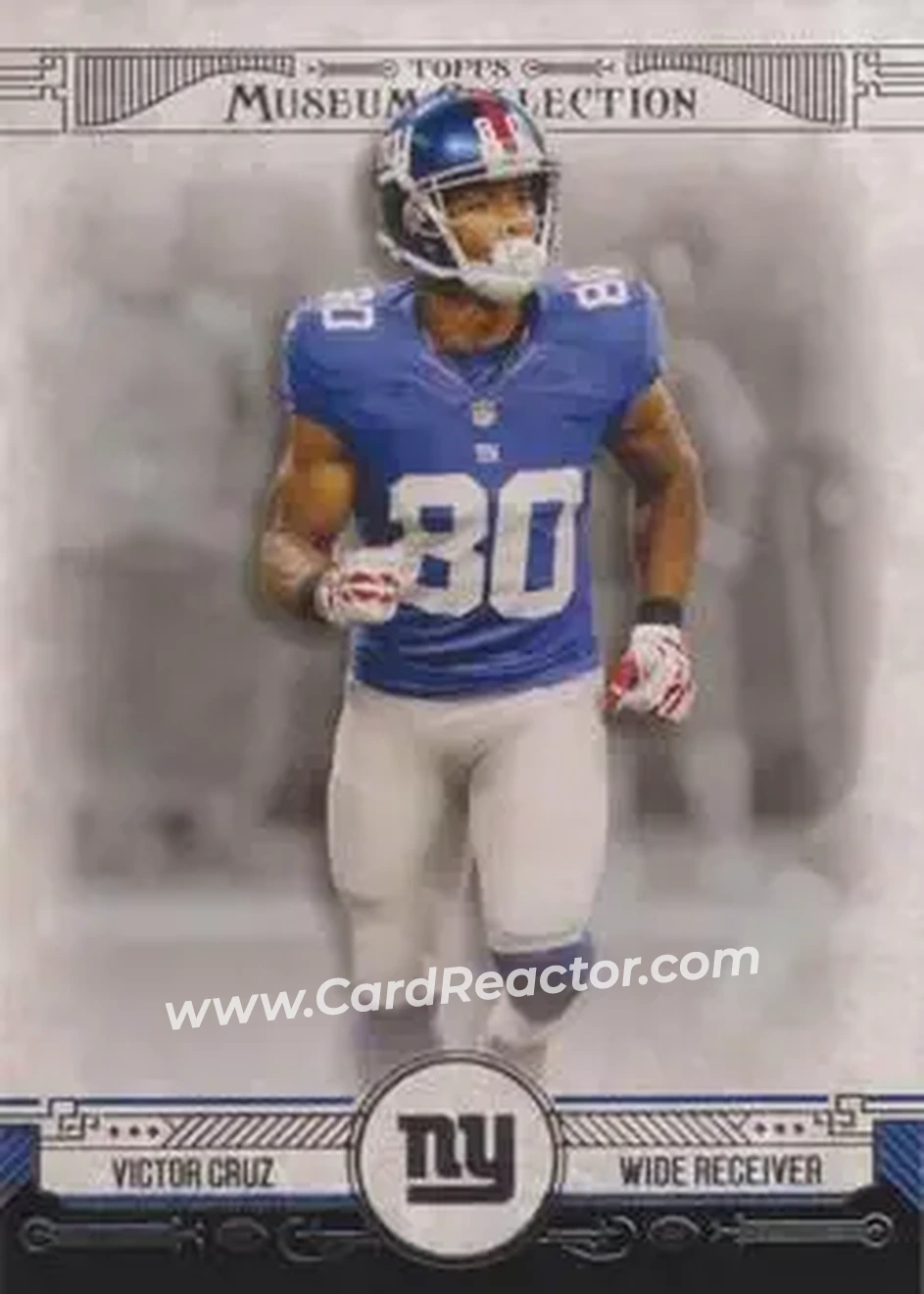 2014 Topps Museum Collection #11 - Victor Cruz - New York Giants - Front 2014 Topps Museum Collection #11 - Victor Cruz - New York Giants - Front