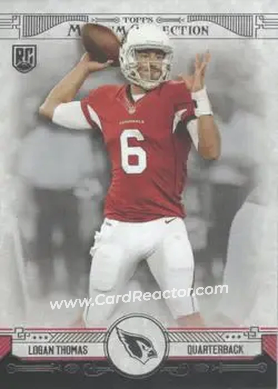 2014 Topps Museum Collection #19 - Logan Thomas - Arizona Cardinals - Front