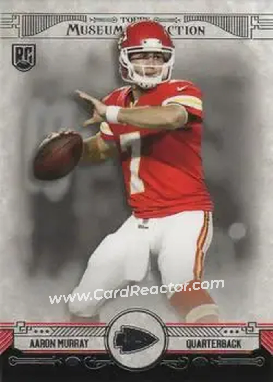 2014 Topps Museum Collection #23 - Aaron Murray - Kansas City Chiefs - Front