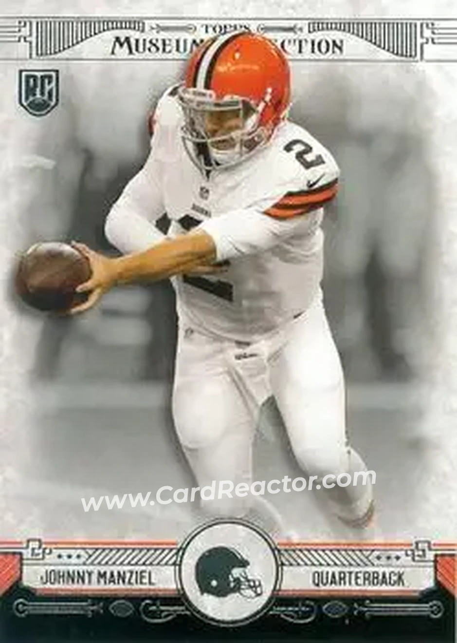 2014 Topps Museum Collection #30 - Johnny Manziel - Cleveland Browns - Front