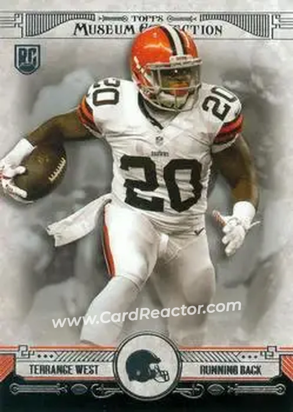 2014 Topps Museum Collection #54 - Terrance West - Cleveland Browns - Front