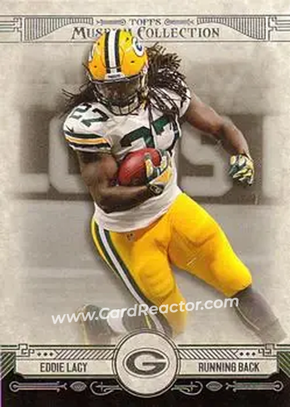 2014 Topps Museum Collection #78 - Eddie Lacy - Green Bay Packers - Front