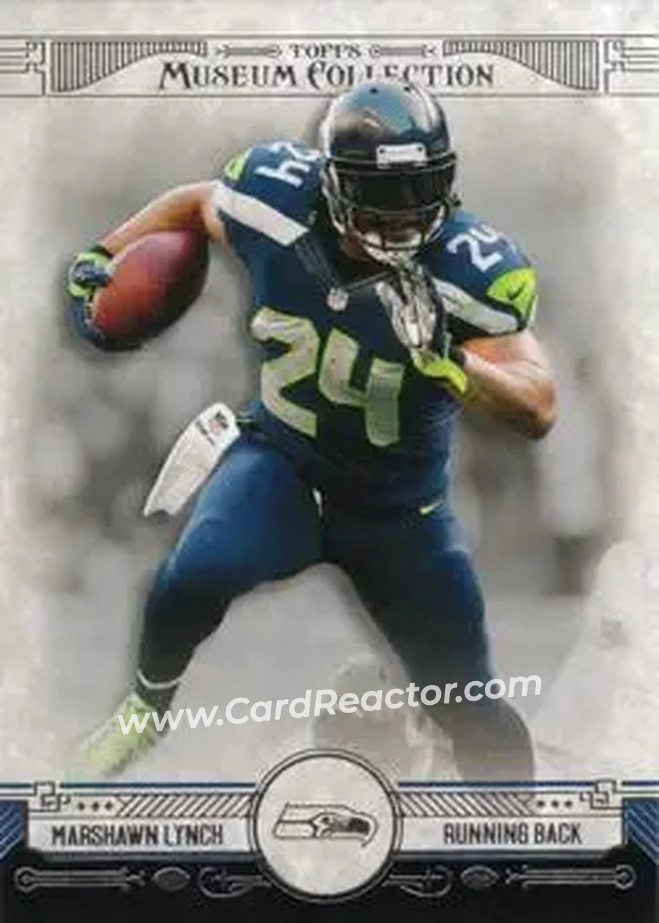 2014 Topps Museum Collection #83 - Marshawn Lynch - Seattle Seahawks - Front