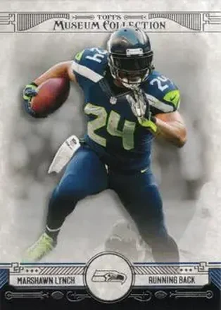 2014 Topps Museum Collection #83 - Marshawn Lynch - Seattle Seahawks