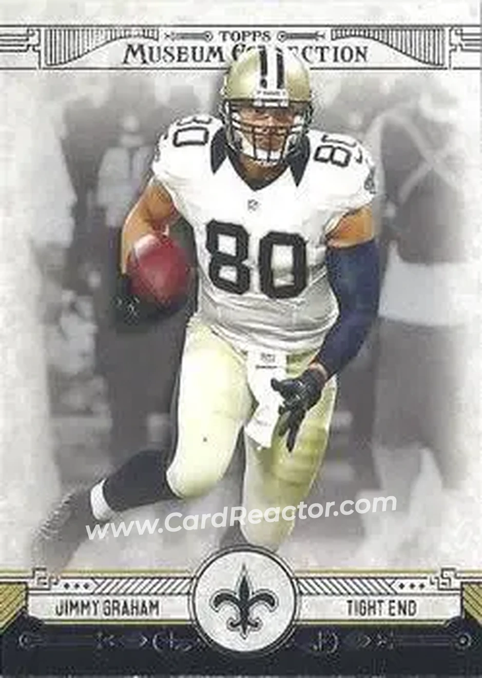 2014 Topps Museum Collection #85 - Jimmy Graham - New Orleans Saints - Front 2014 Topps Museum Collection #85 - Jimmy Graham - New Orleans Saints - Front