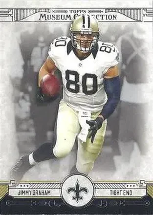 2014 Topps Museum Collection #85 - Jimmy Graham - New Orleans Saints