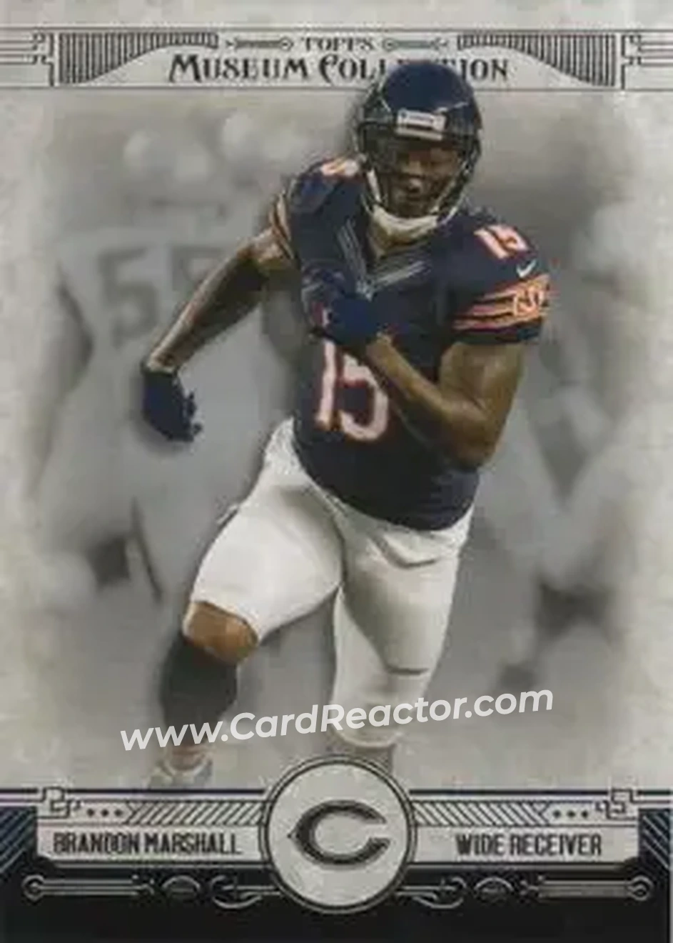 2014 Topps Museum Collection #92 - Brandon Marshall - Chicago Bears - Front 2014 Topps Museum Collection #92 - Brandon Marshall - Chicago Bears - Front