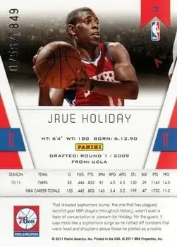 Back of Jrue Holiday