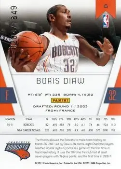 Back of Boris Diaw