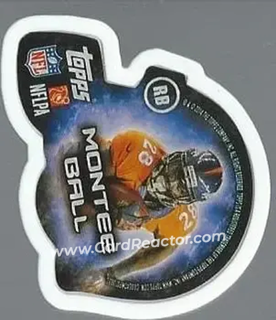 2014 Topps NFL Magnetz #NNO - Montee Ball - Denver Broncos - Front