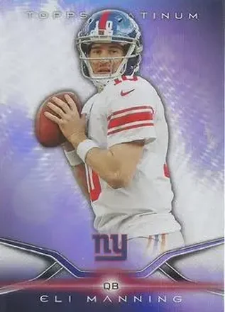 2014 Topps Platinum #2 - Eli Manning - New York Giants