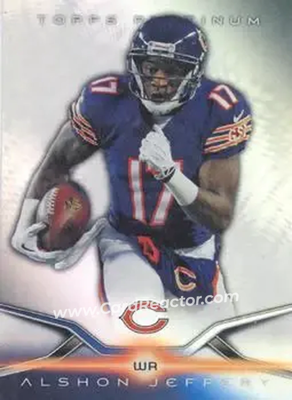 2014 Topps Platinum #3 - Alshon Jeffery - Chicago Bears - Front