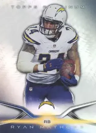 2014 Topps Platinum #4 - Ryan Mathews - San Diego Chargers