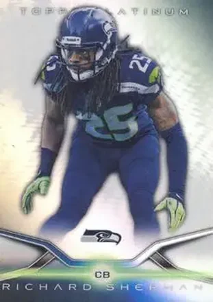 2014 Topps Platinum #7 - Richard Sherman - Seattle Seahawks