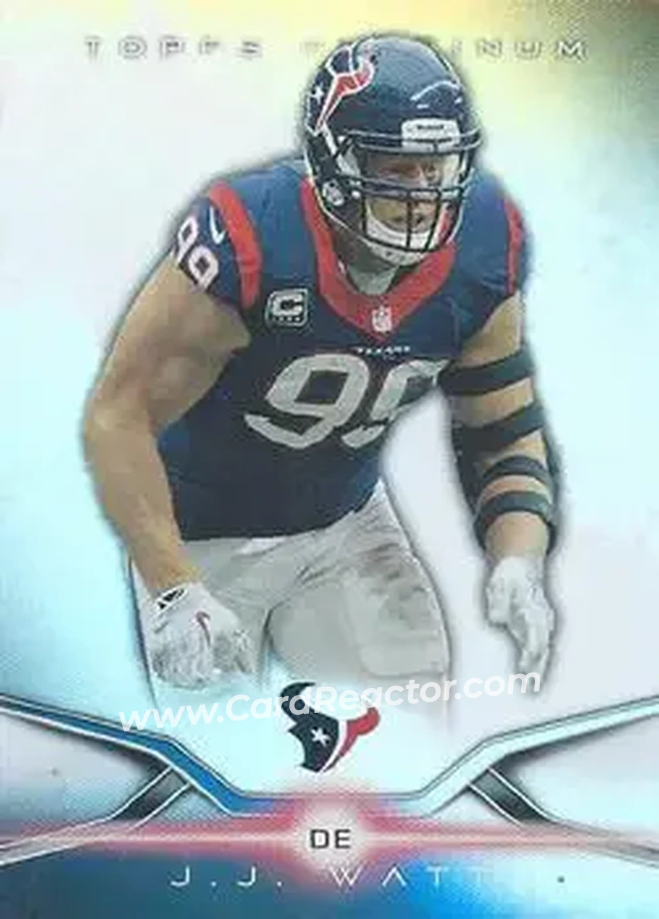 2014 Topps Platinum #10 - J.J. Watt - Houston Texans - Front