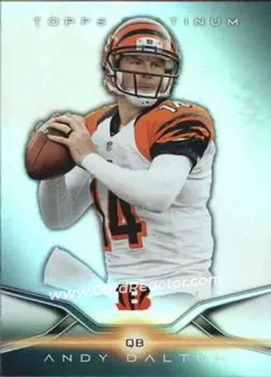 2014 Topps Platinum #12 - Andy Dalton - Cincinnati Bengals - Front