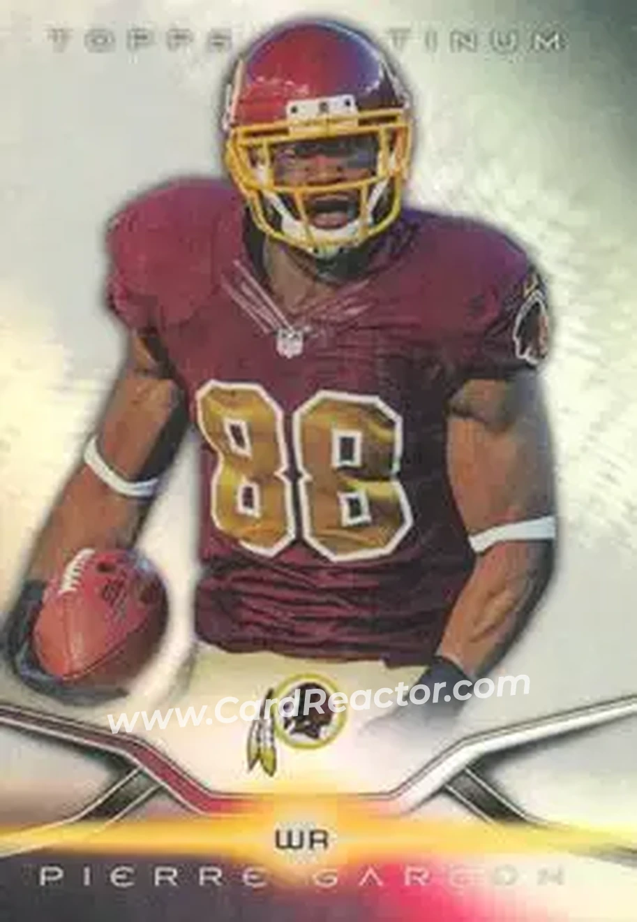 2014 Topps Platinum #13 - Pierre Garcon - Washington Redskins - Front