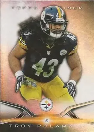 2014 Topps Platinum #14 Troy Polamalu