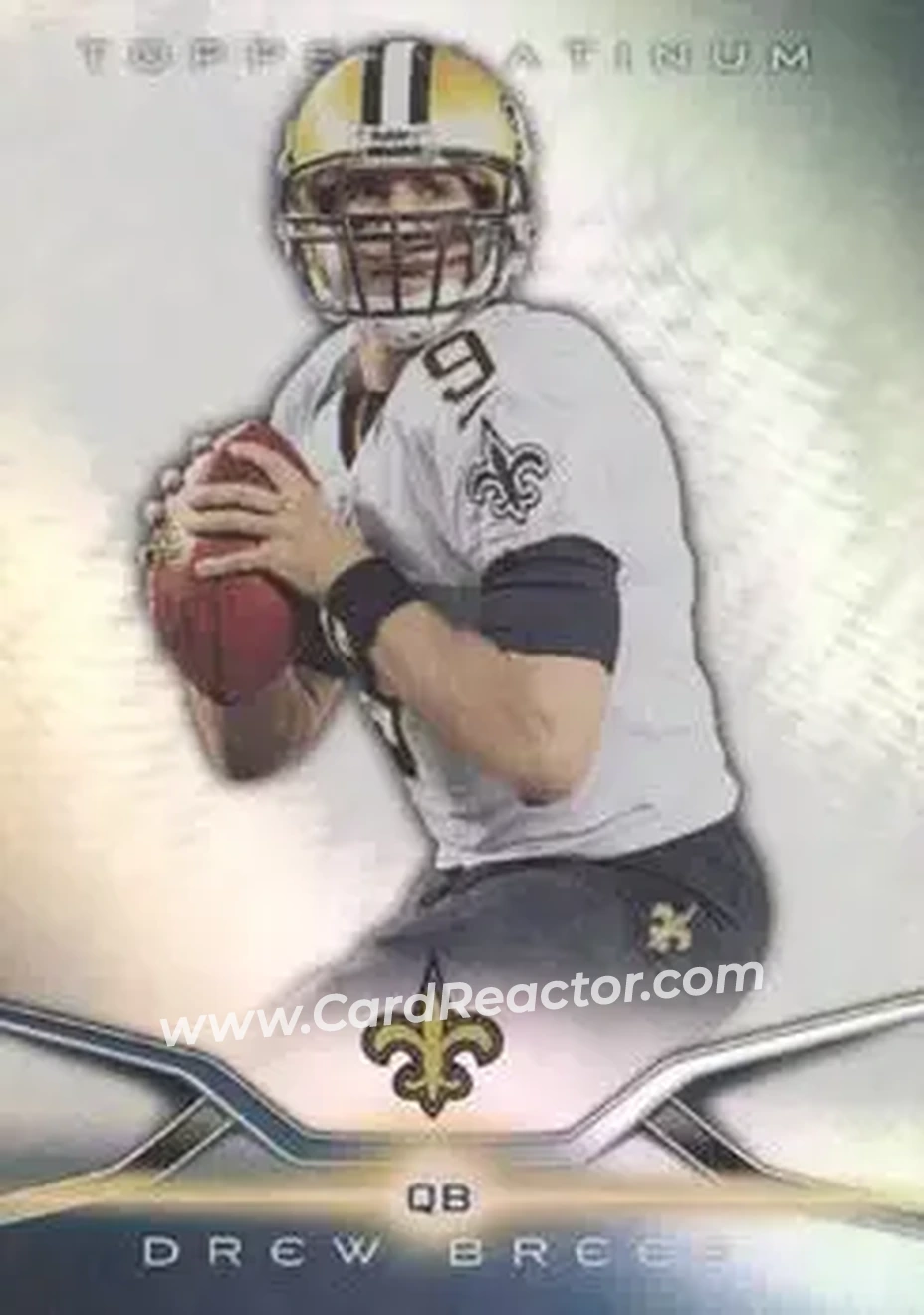 2014 Topps Platinum #18 - Drew Brees - New Orleans Saints - Front