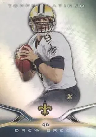 2014 Topps Platinum #18 - Drew Brees - New Orleans Saints
