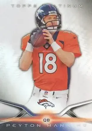 2014 Topps Platinum #21 - Peyton Manning - Denver Broncos