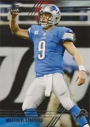 2014 Topps Prime #8b - Matthew Stafford - Detroit Lions