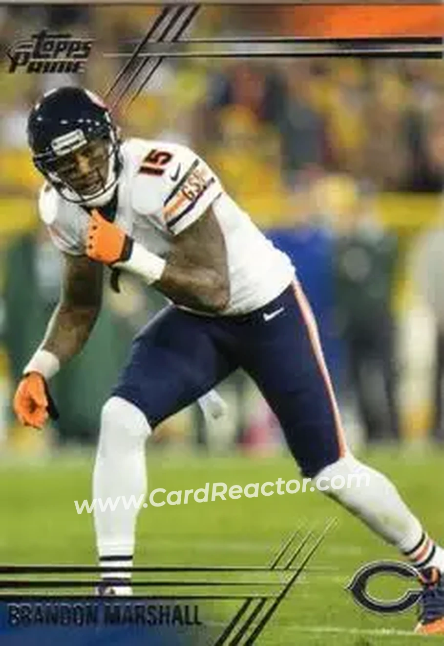 2014 Topps Prime #13a - Brandon Marshall - Chicago Bears - Front