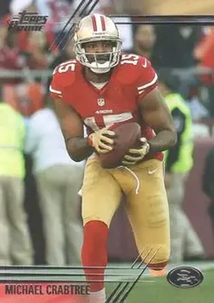2014 Topps Prime #20a - Michael Crabtree - San Francisco 49ers