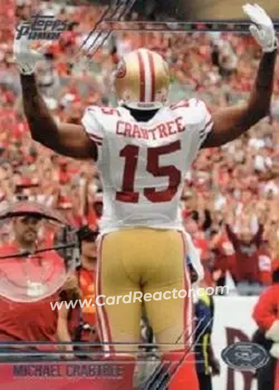 2014 Topps Prime #20b - Michael Crabtree - San Francisco 49ers - Front