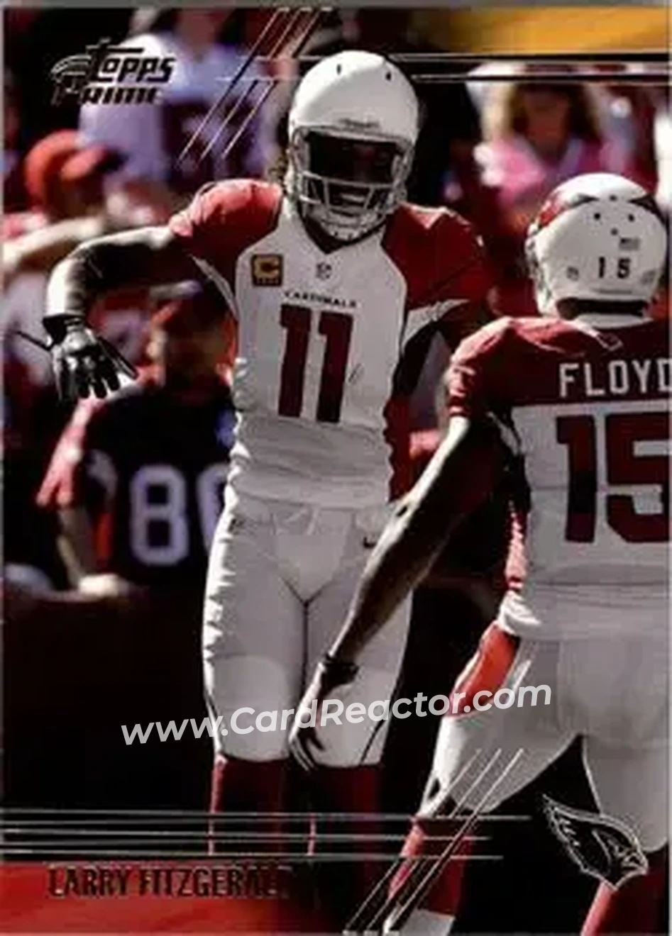 2014 Topps Prime #26b - Larry Fitzgerald - Arizona Cardinals - Front