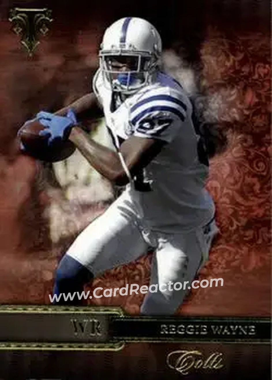 2014 Topps Triple Threads #5 - Reggie Wayne - Indianapolis Colts - Front