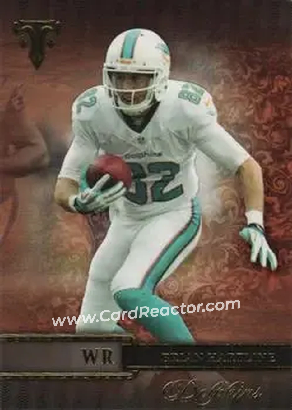 2014 Topps Triple Threads #13 - Brian Hartline - Miami Dolphins - Front