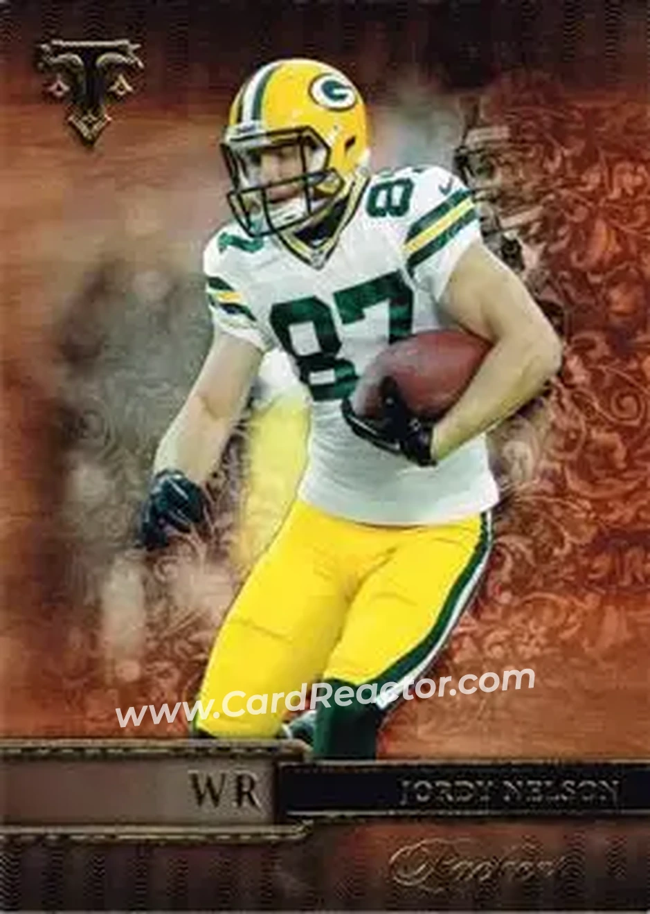 2014 Topps Triple Threads #16 - Jordy Nelson - Green Bay Packers - Front